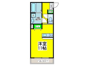 ジーメゾン石津の物件間取画像